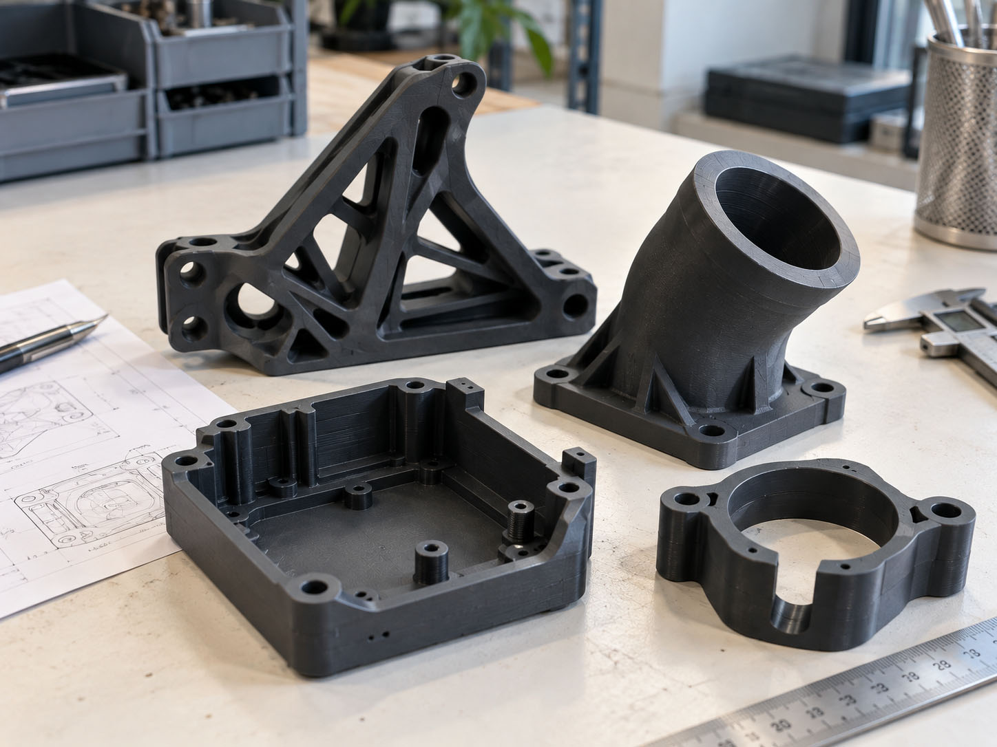 3D-gedruckte Kunststoffbauteile f&uuml;r Prototypen und Kleinserien